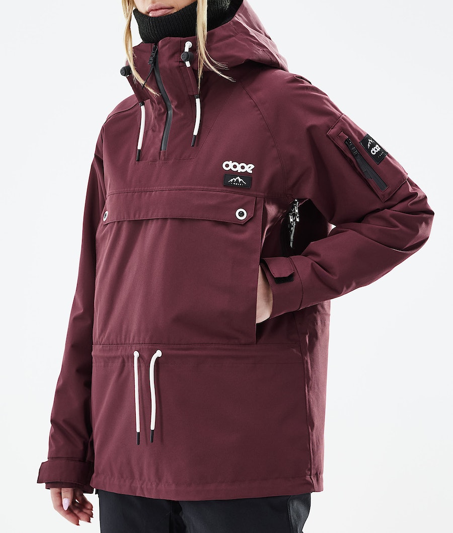 Chaqueta Snowboard Dope Annok W 2021 Mujer Burdeos | 194-KZVRTN