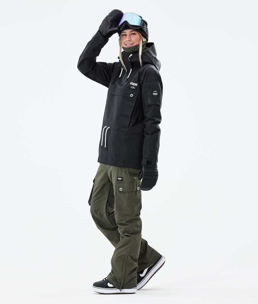 Chaqueta Snowboard Dope Annok W 2021 Mujer Negras | 239-KGWAVE