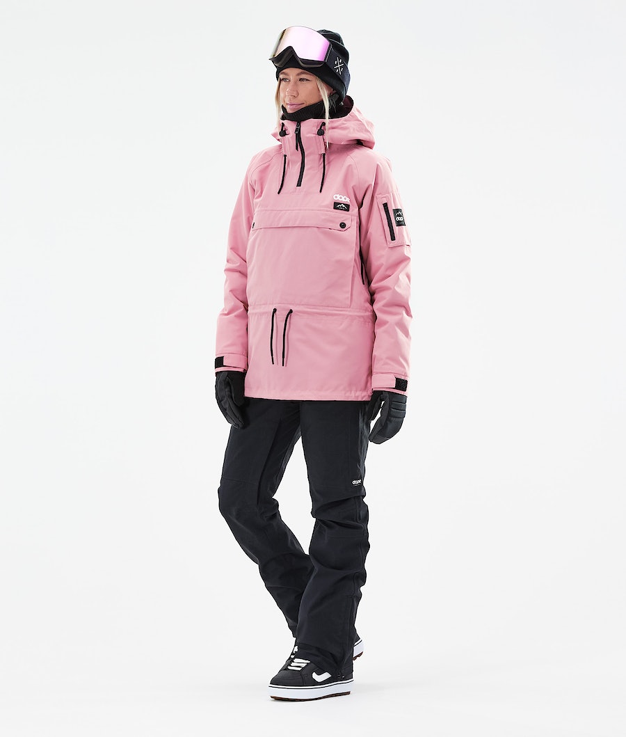 Chaqueta Snowboard Dope Annok W 2021 Mujer Rosas | 538-FXDKGA