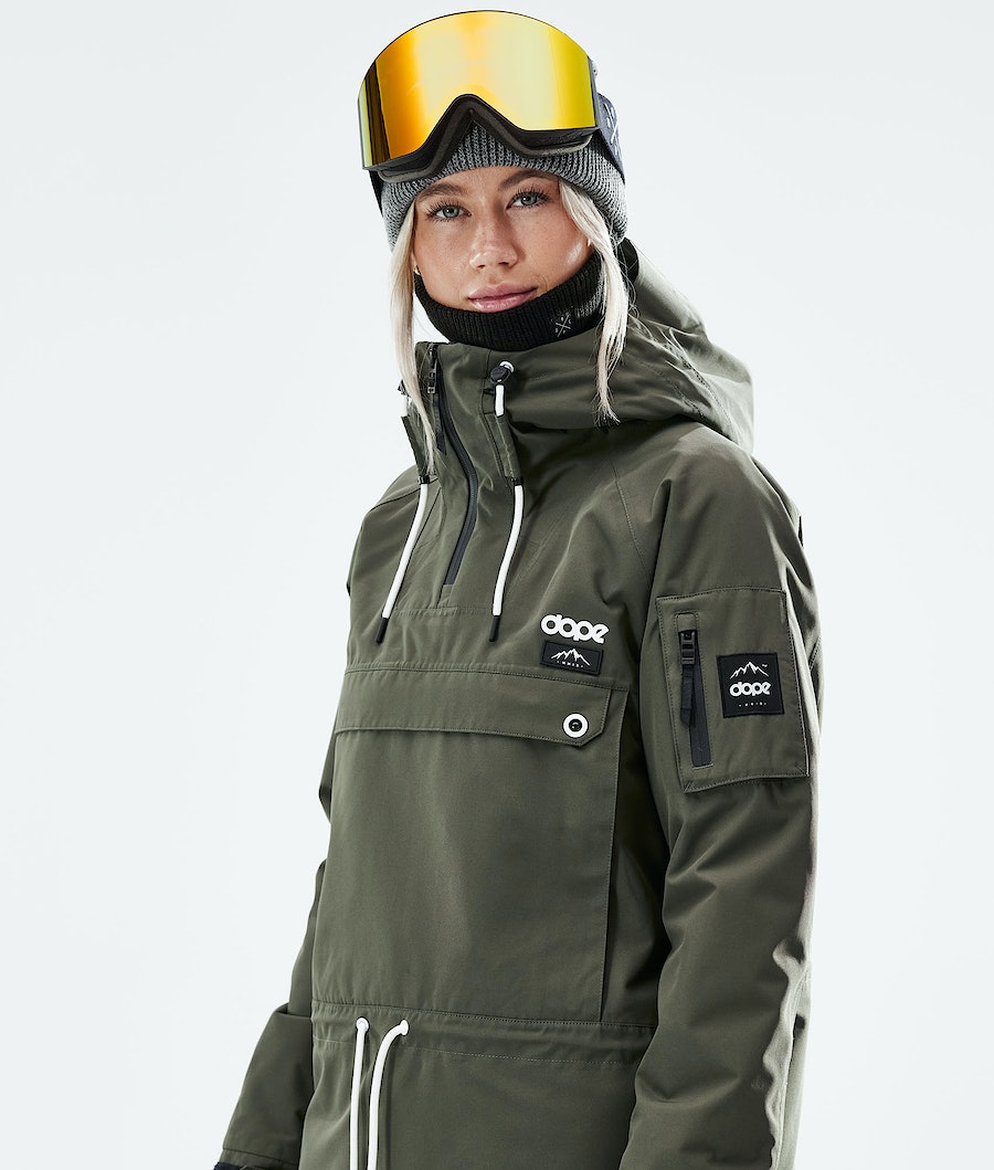 Chaqueta Snowboard Dope Annok W 2021 Mujer Verde Oliva Verde | 732-UFIOBM