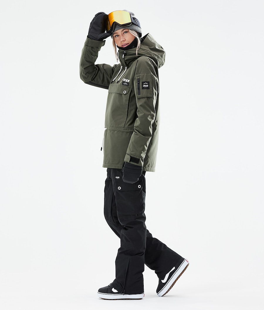 Chaqueta Snowboard Dope Annok W 2021 Mujer Verde Oliva Verde | 732-UFIOBM