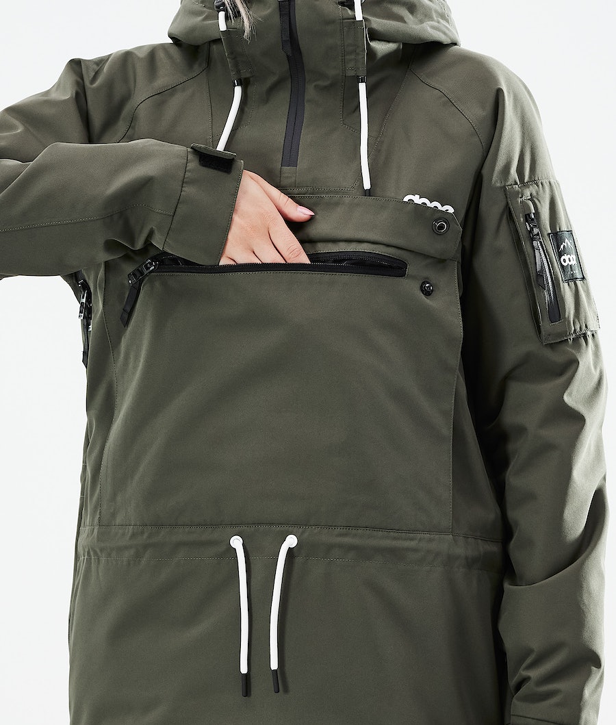 Chaqueta Snowboard Dope Annok W 2021 Mujer Verde Oliva Verde | 732-UFIOBM