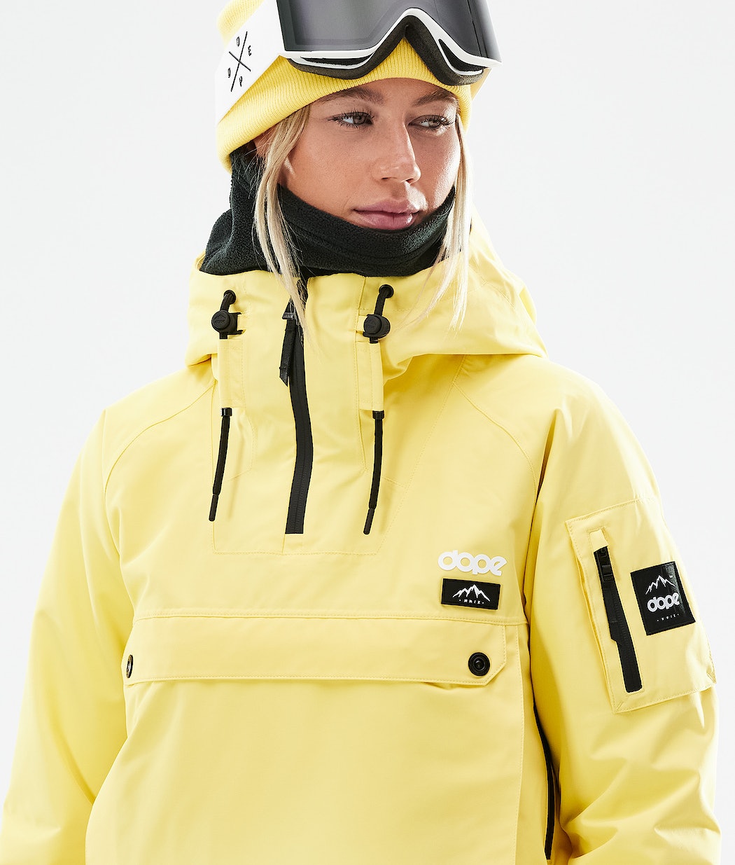 Chaqueta Snowboard Dope Annok W 2021 Mujer Amarillo | 853-KZRDJT