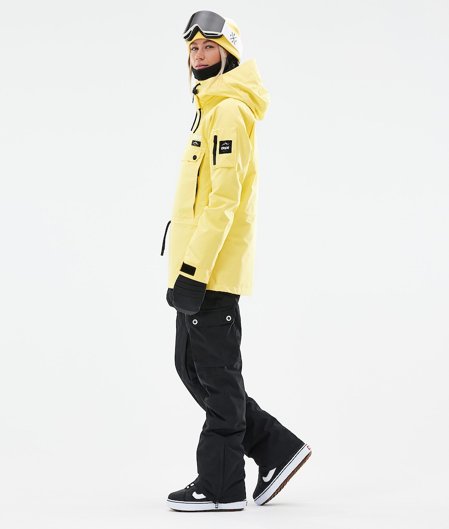 Chaqueta Snowboard Dope Annok W 2021 Mujer Amarillo | 853-KZRDJT