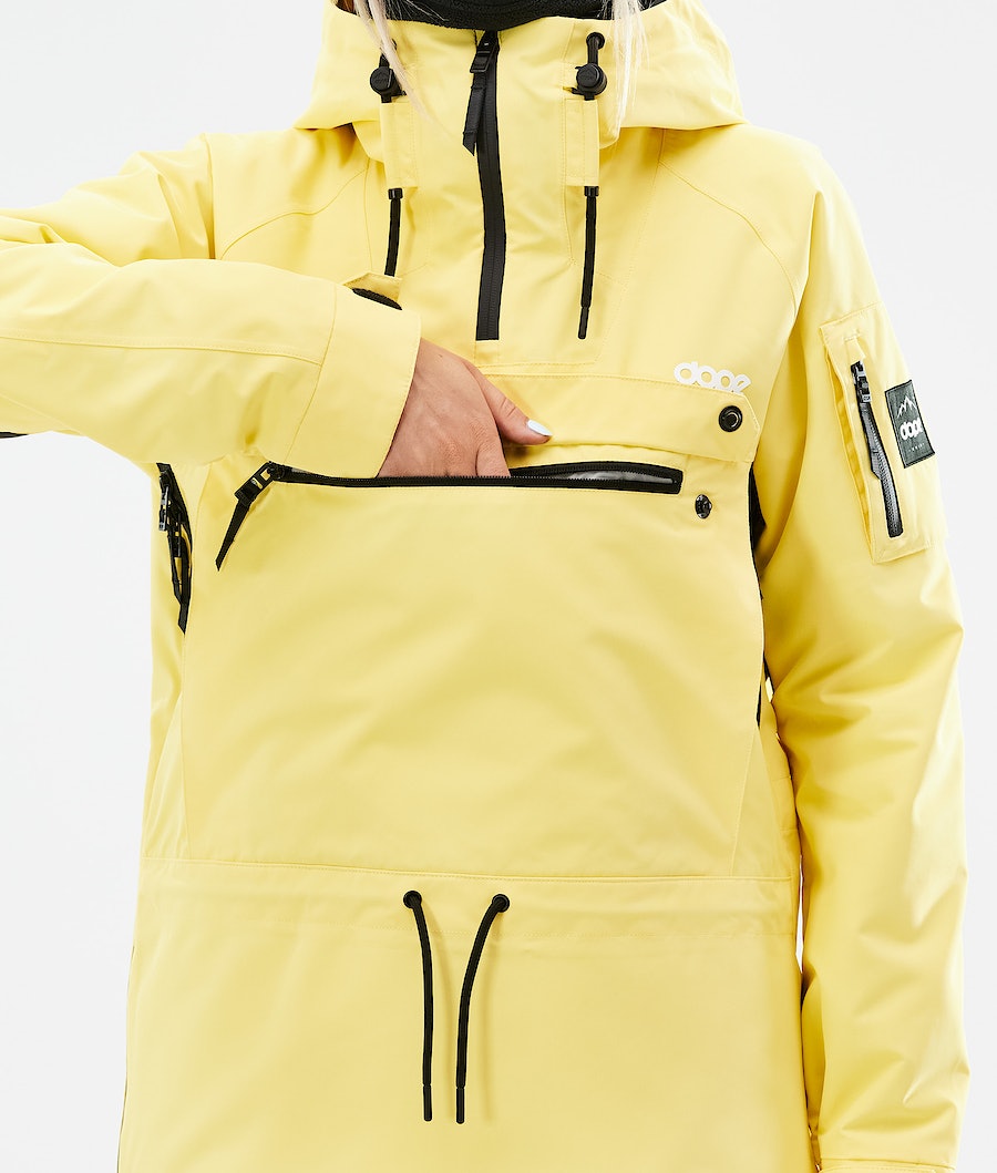 Chaqueta Snowboard Dope Annok W 2021 Mujer Amarillo | 853-KZRDJT