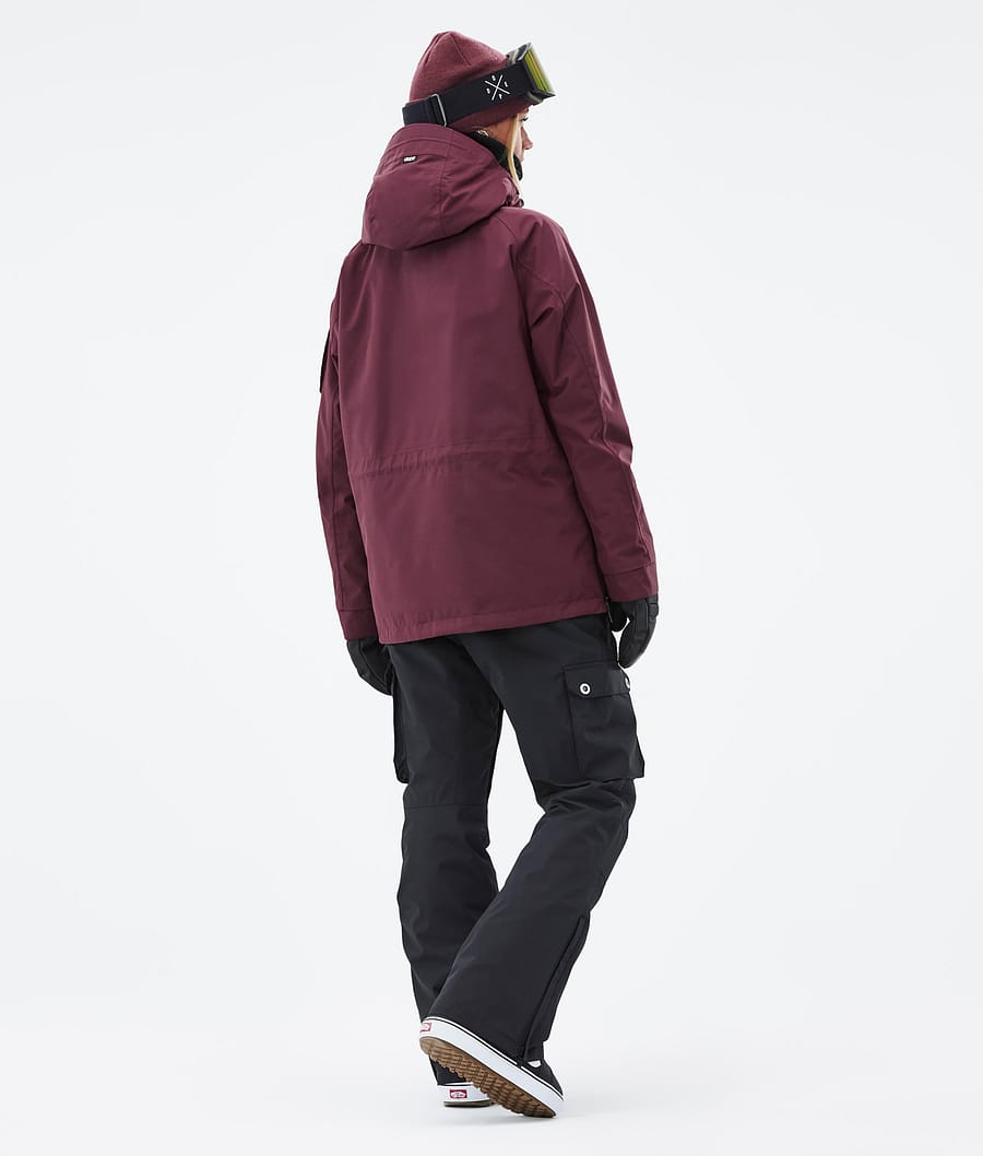 Chaqueta Snowboard Dope Annok W Mujer Burdeos | 603-BXCDSH
