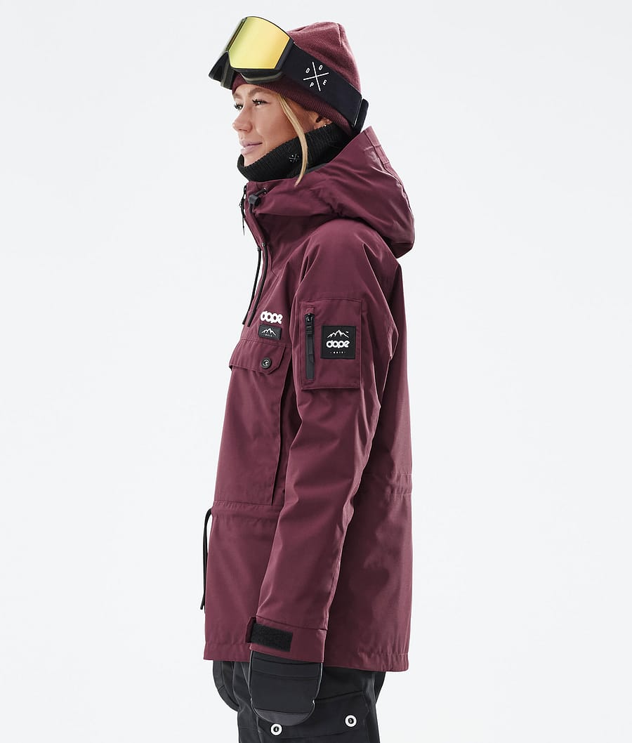 Chaqueta Snowboard Dope Annok W Mujer Burdeos | 603-BXCDSH