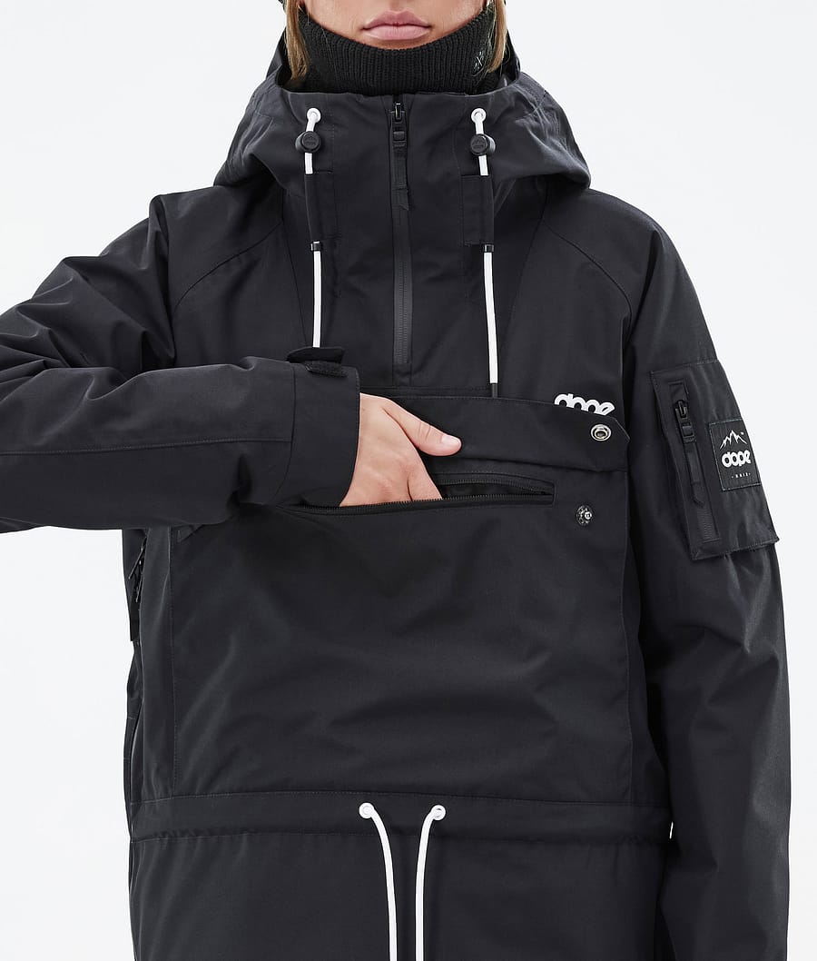 Chaqueta Snowboard Dope Annok W Mujer Negras | 892-ETNQGC