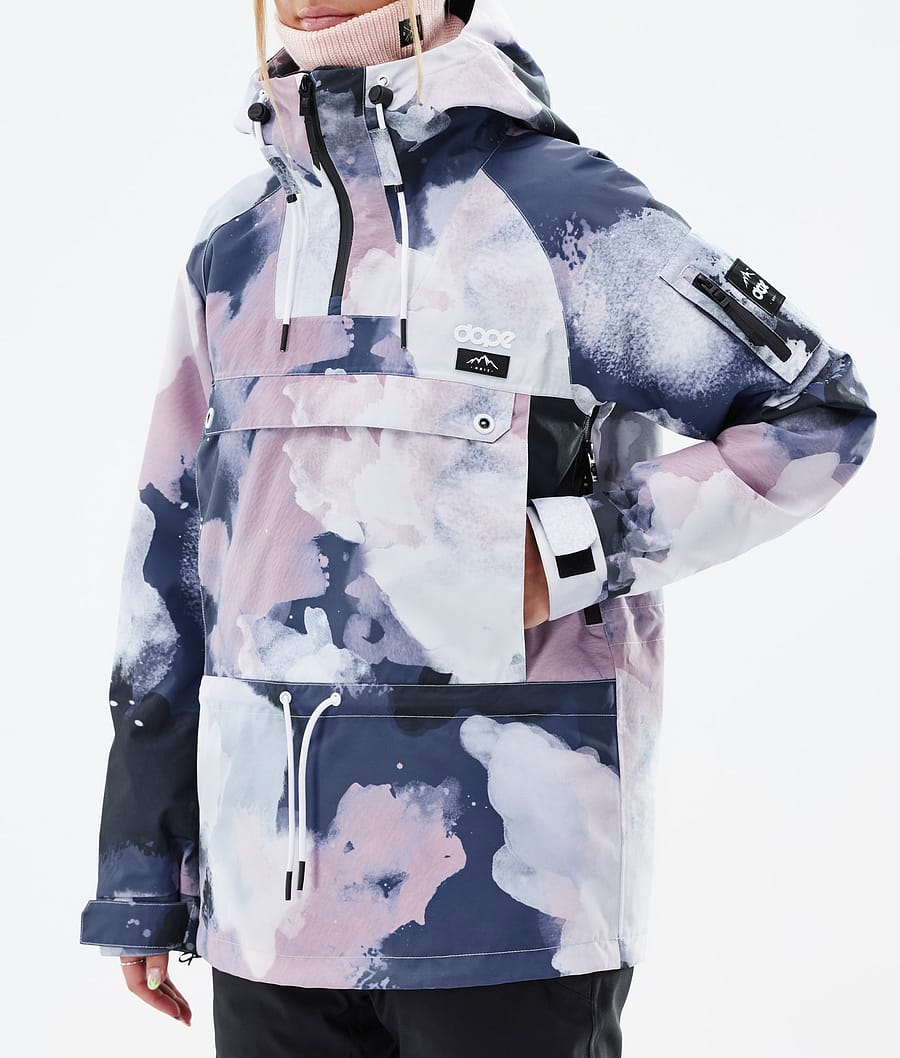 Chaqueta Snowboard Dope Annok W Mujer Rosas Azul Marino | 614-TNRQIM