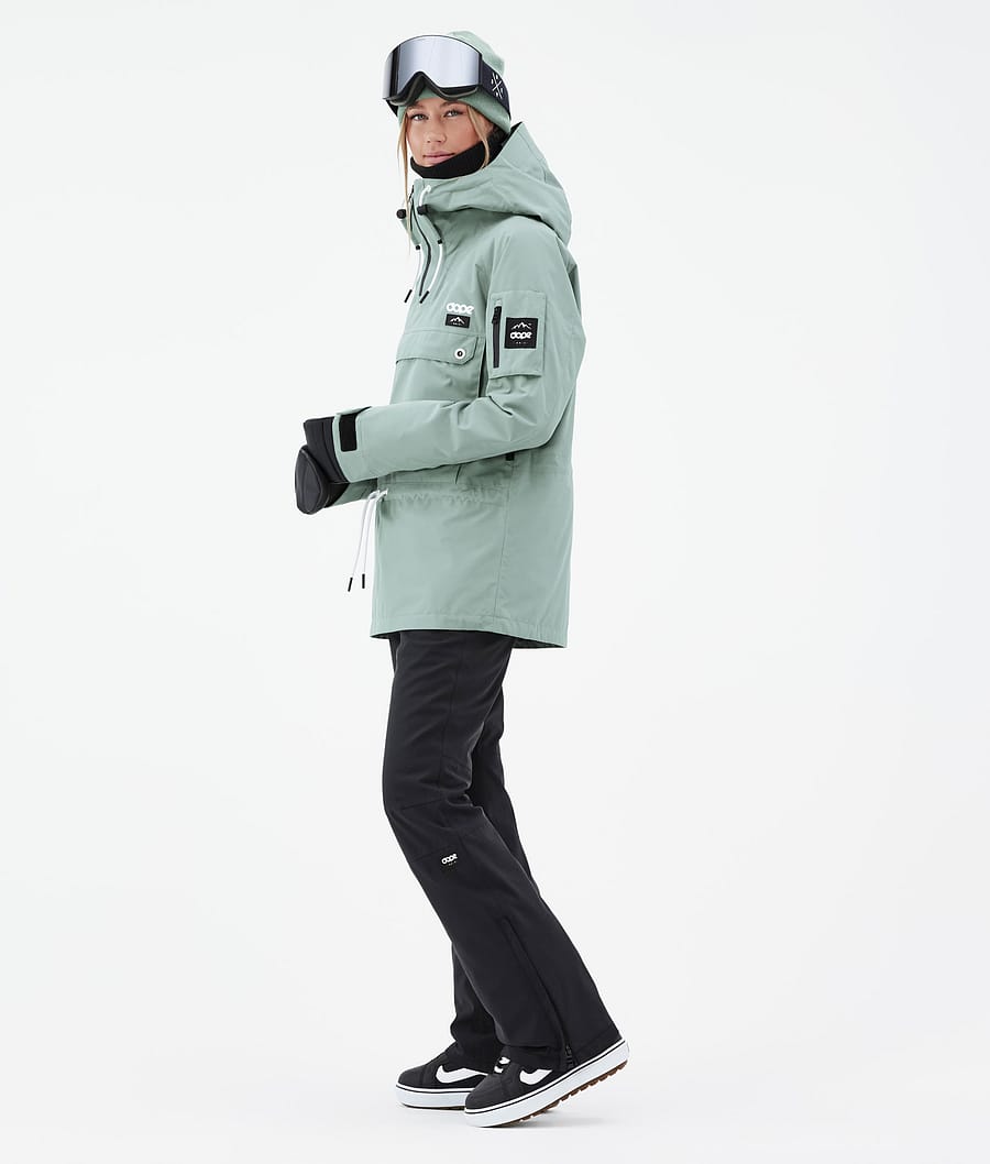 Chaqueta Snowboard Dope Annok W Mujer Verde | 769-ORZQDX