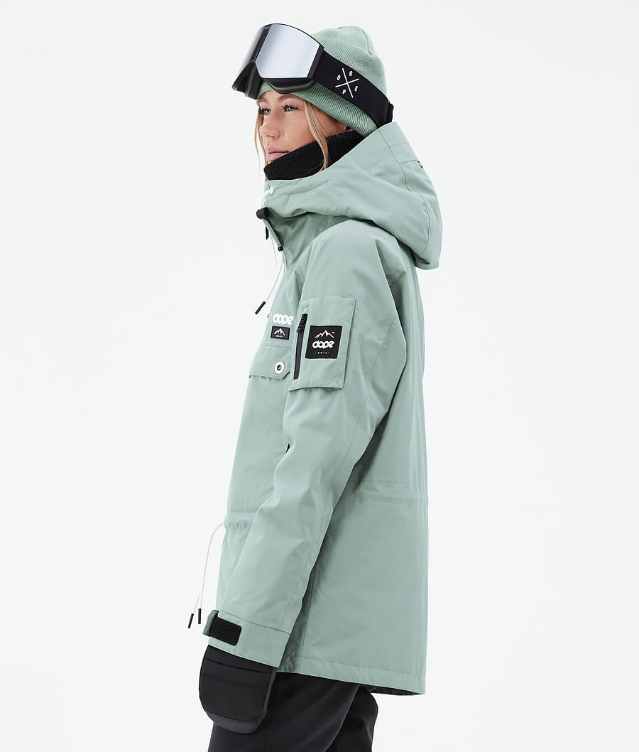 Chaqueta Snowboard Dope Annok W Mujer Verde | 769-ORZQDX