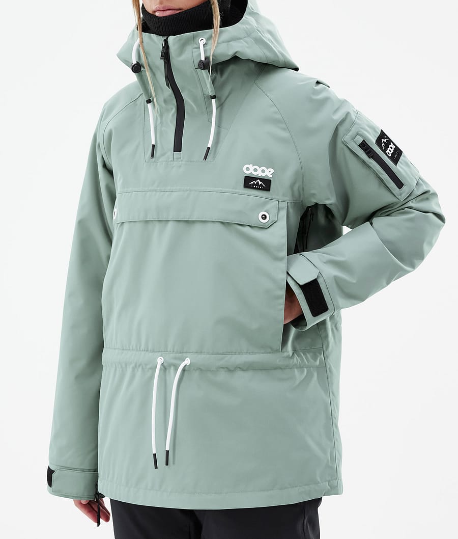 Chaqueta Snowboard Dope Annok W Mujer Verde | 769-ORZQDX