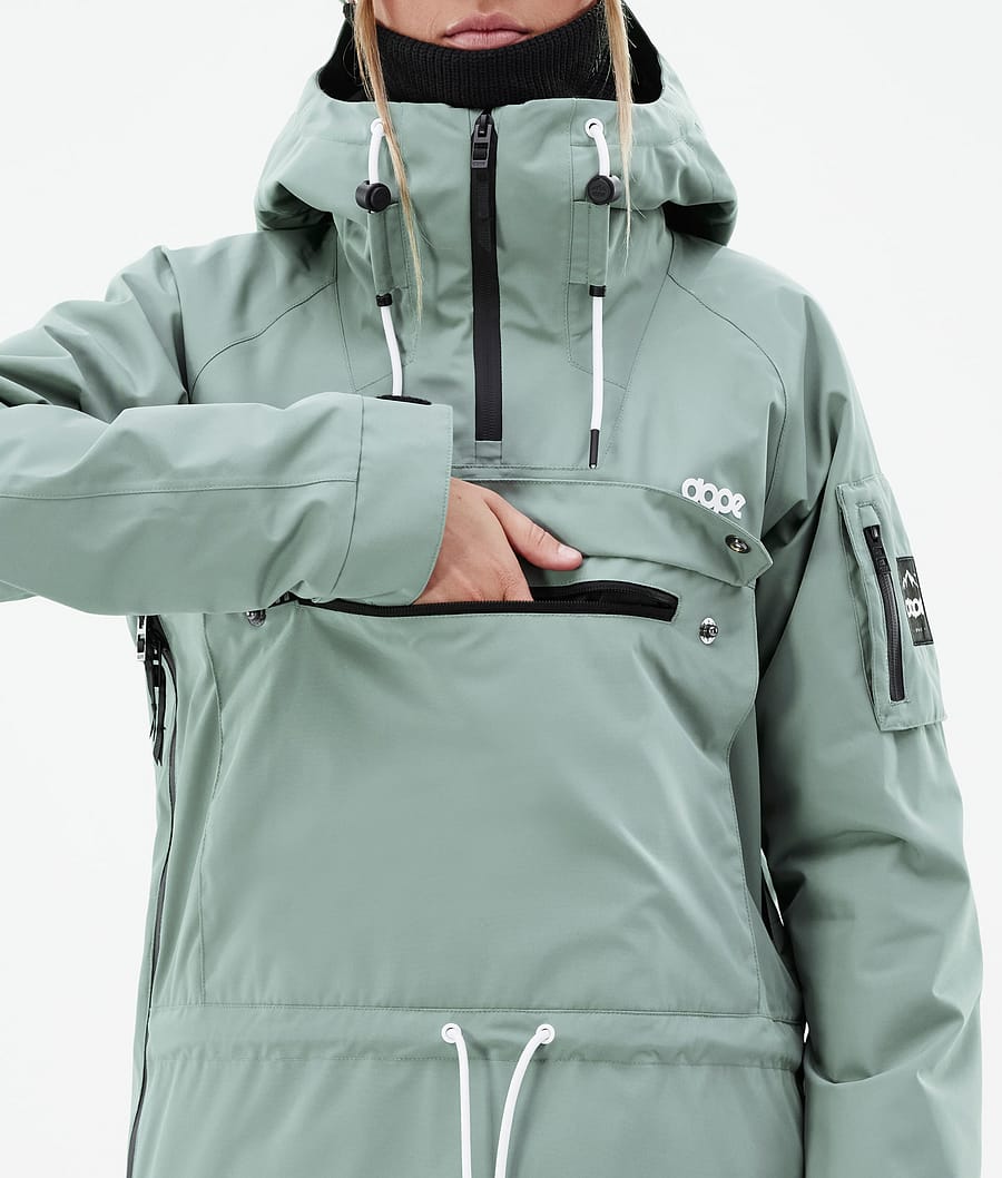 Chaqueta Snowboard Dope Annok W Mujer Verde | 769-ORZQDX