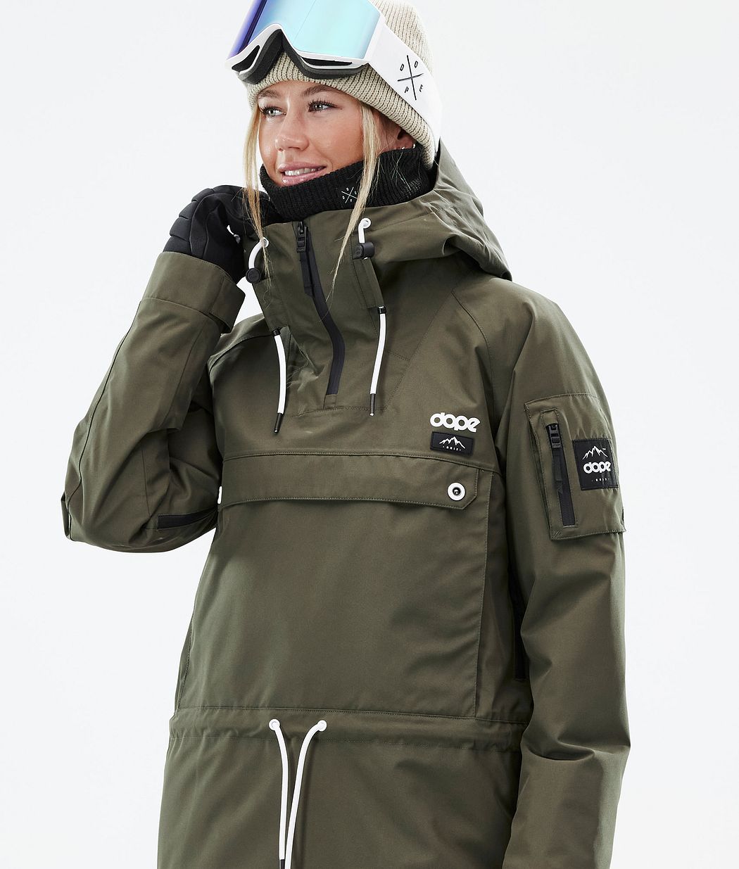 Chaqueta Snowboard Dope Annok W Mujer Verde Oliva Verde | 783-DWIEPO