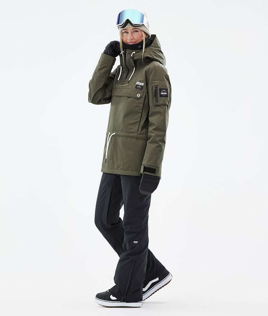 Chaqueta Snowboard Dope Annok W Mujer Verde Oliva Verde | 783-DWIEPO