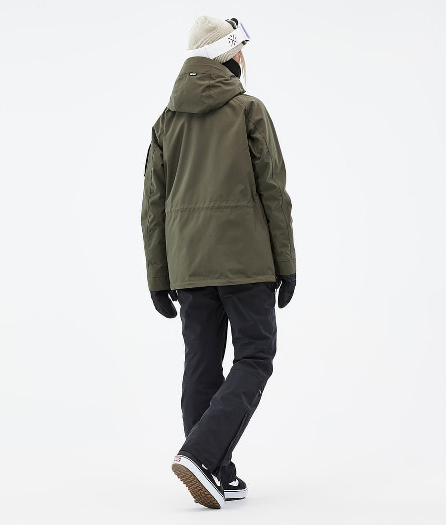 Chaqueta Snowboard Dope Annok W Mujer Verde Oliva Verde | 783-DWIEPO