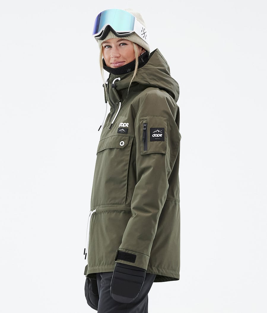 Chaqueta Snowboard Dope Annok W Mujer Verde Oliva Verde | 783-DWIEPO