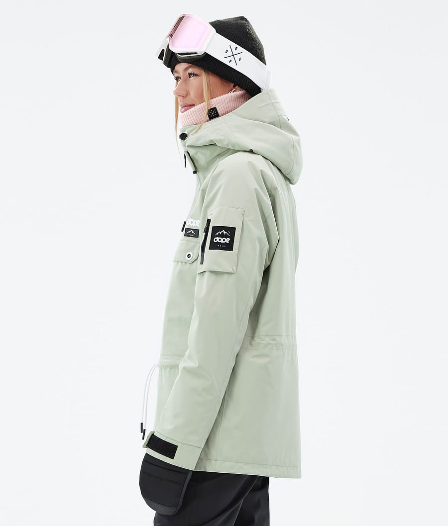 Chaqueta Snowboard Dope Annok W Mujer Verde | 981-QAPUTI