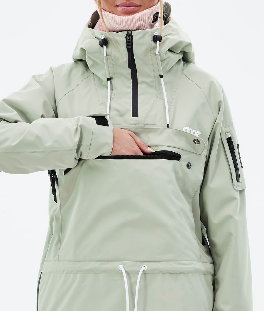 Chaqueta Snowboard Dope Annok W Mujer Verde | 981-QAPUTI