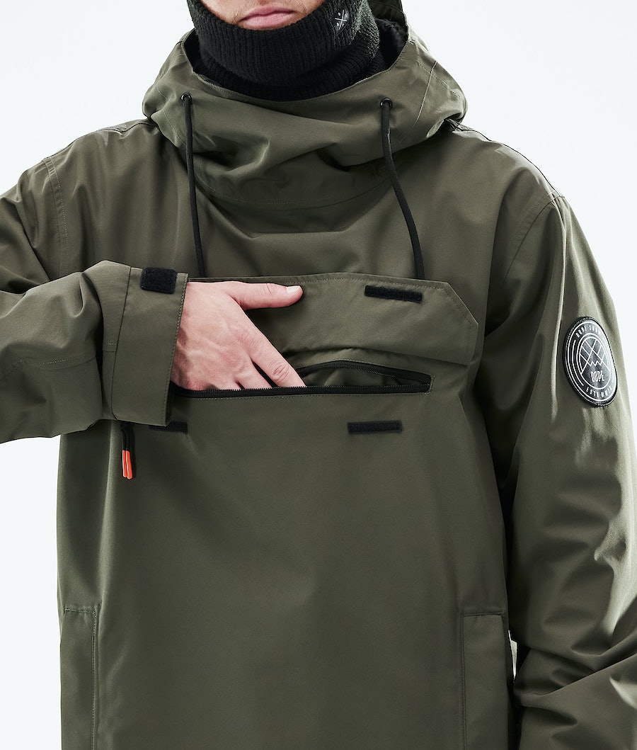 Chaqueta Snowboard Dope Blizzard 2021 Hombre Verde Oliva Verde | 193-JBNEQU