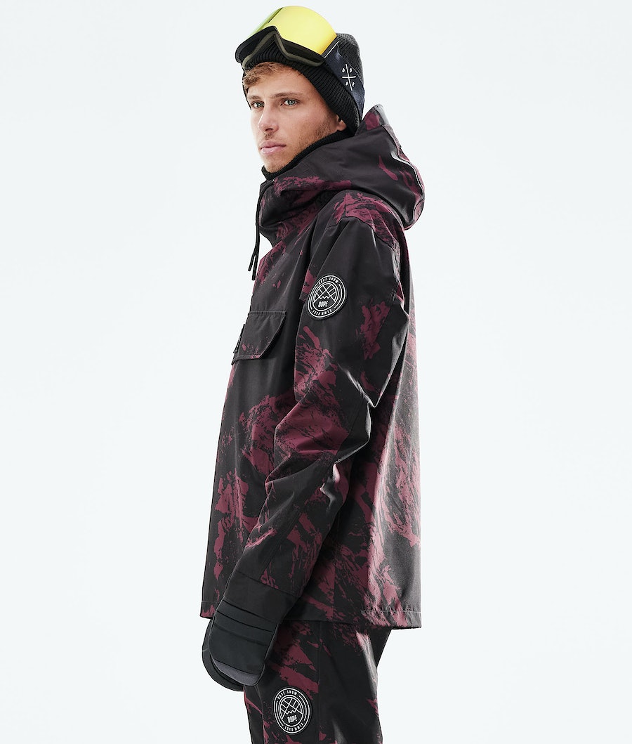 Chaqueta Snowboard Dope Blizzard 2021 Hombre Burdeos | 230-YOKGAX