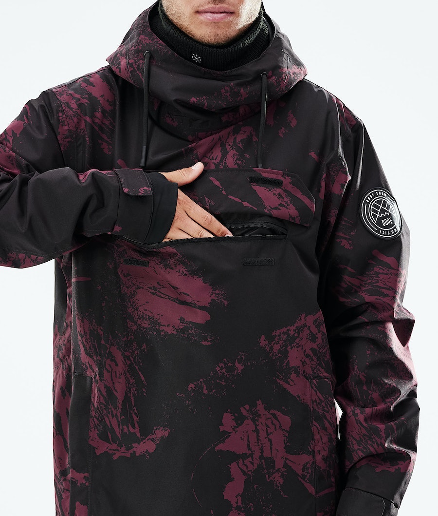 Chaqueta Snowboard Dope Blizzard 2021 Hombre Burdeos | 230-YOKGAX