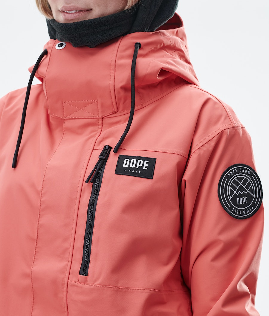 Chaqueta Snowboard Dope Blizzard FZ W 2020 Mujer Coral | 410-NCTBYP