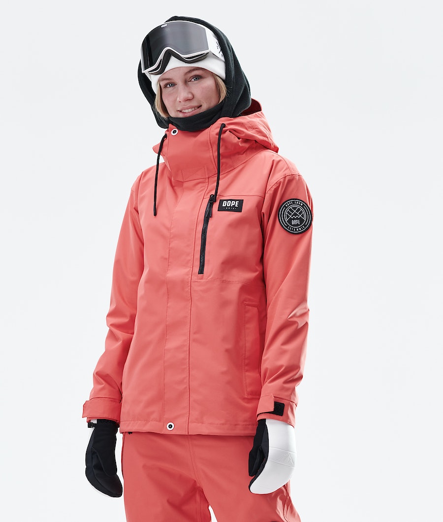 Chaqueta Snowboard Dope Blizzard FZ W 2020 Mujer Coral | 410-NCTBYP
