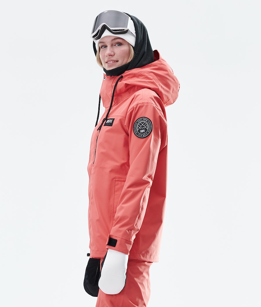 Chaqueta Snowboard Dope Blizzard FZ W 2020 Mujer Coral | 410-NCTBYP