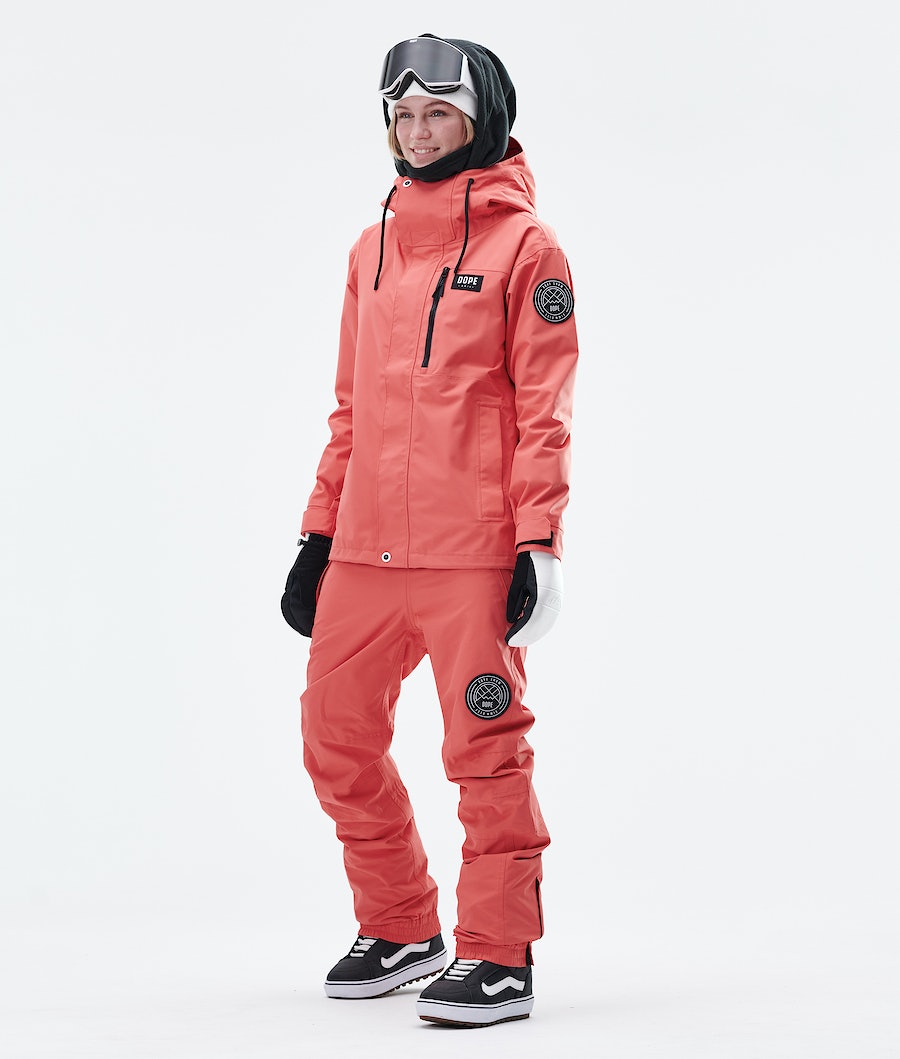 Chaqueta Snowboard Dope Blizzard FZ W 2020 Mujer Coral | 410-NCTBYP