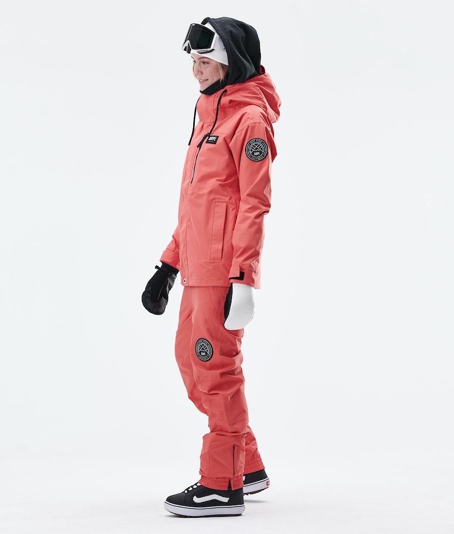 Chaqueta Snowboard Dope Blizzard FZ W 2020 Mujer Coral | 410-NCTBYP