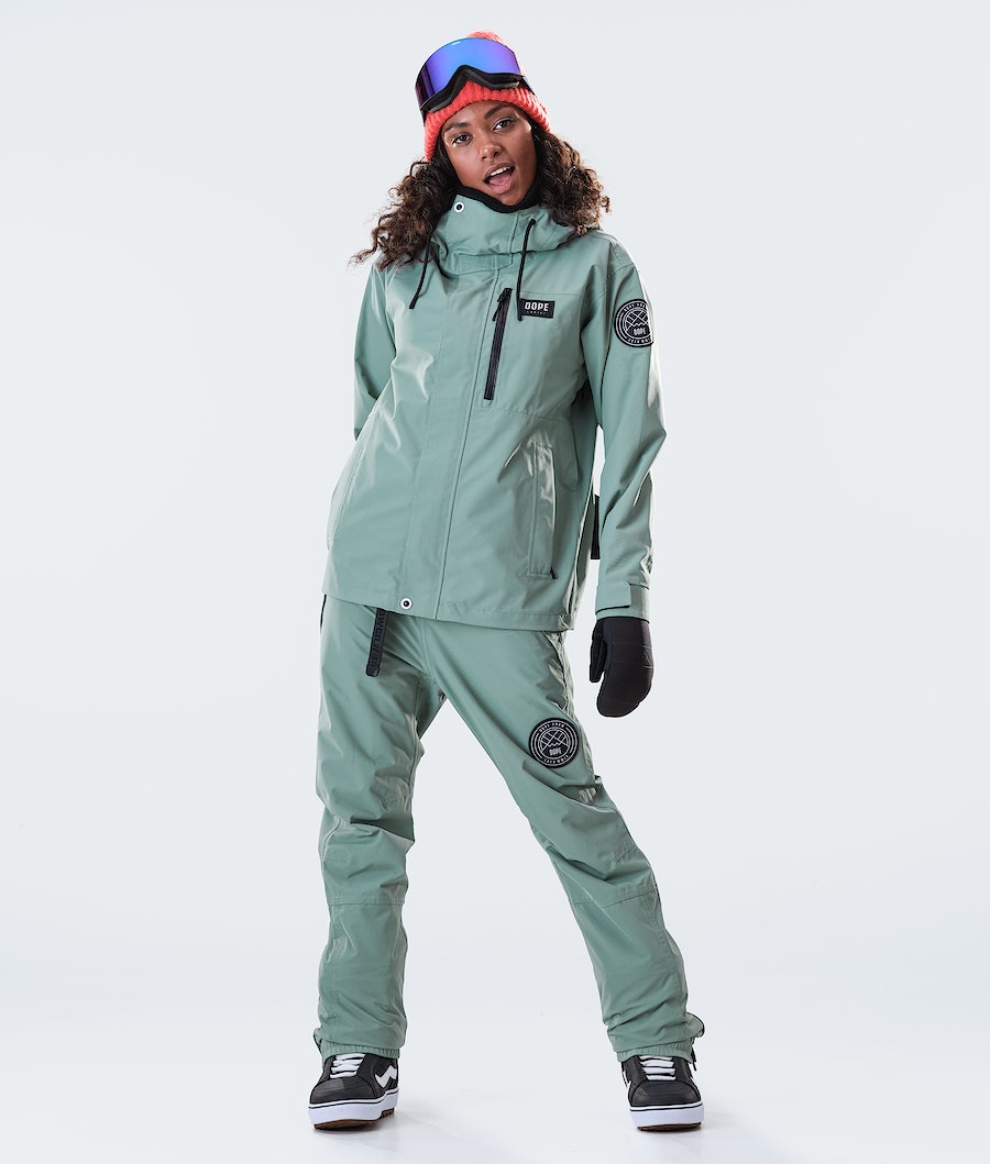Chaqueta Snowboard Dope Blizzard FZ W 2020 Mujer Verde | 917-ARLHOM