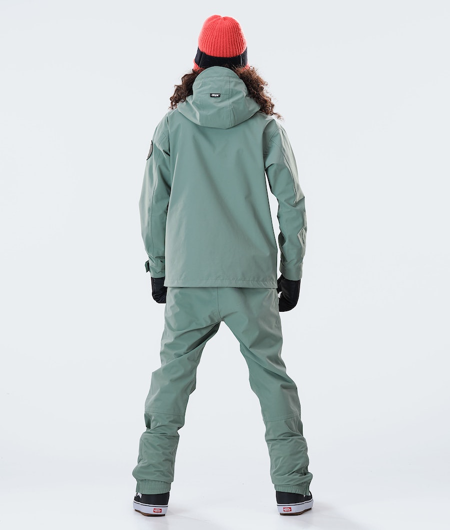 Chaqueta Snowboard Dope Blizzard FZ W 2020 Mujer Verde | 917-ARLHOM