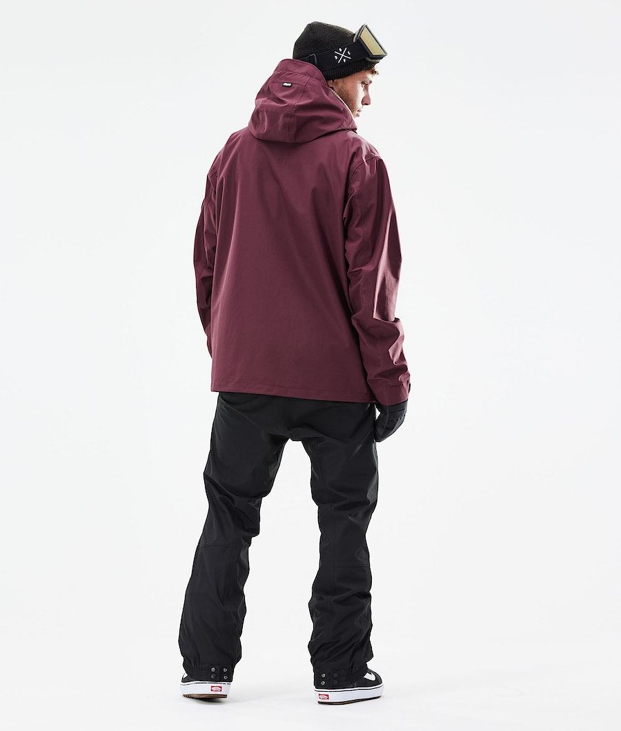 Chaqueta Snowboard Dope Blizzard Full Zip 2021 Hombre Burdeos | 012-JIDMVB