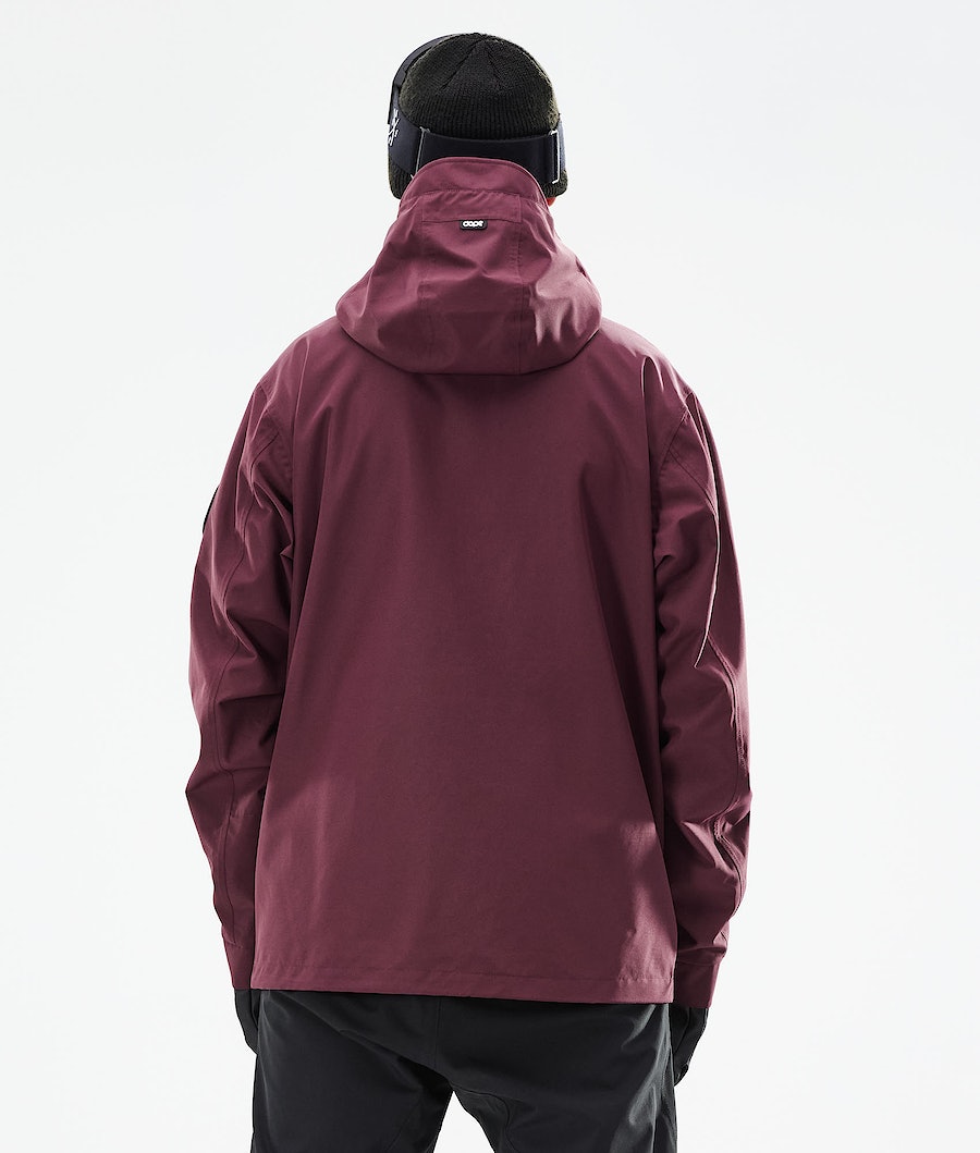 Chaqueta Snowboard Dope Blizzard Full Zip 2021 Hombre Burdeos | 012-JIDMVB