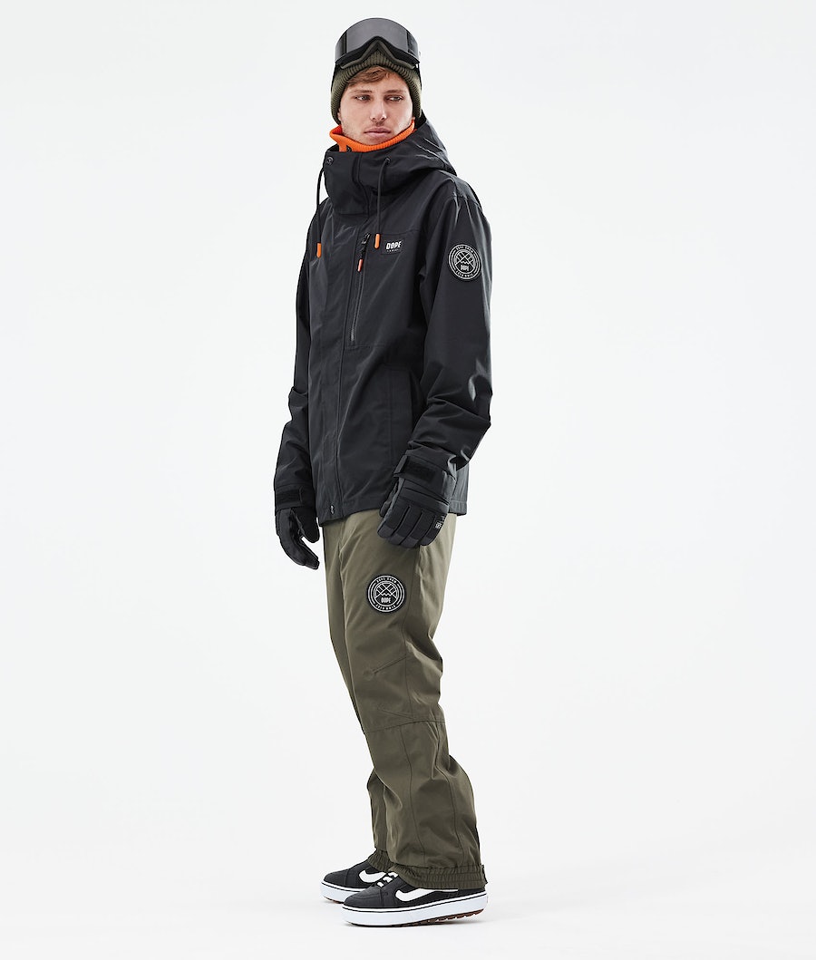 Chaqueta Snowboard Dope Blizzard Full Zip 2021 Hombre Negras | 816-AXNIPK
