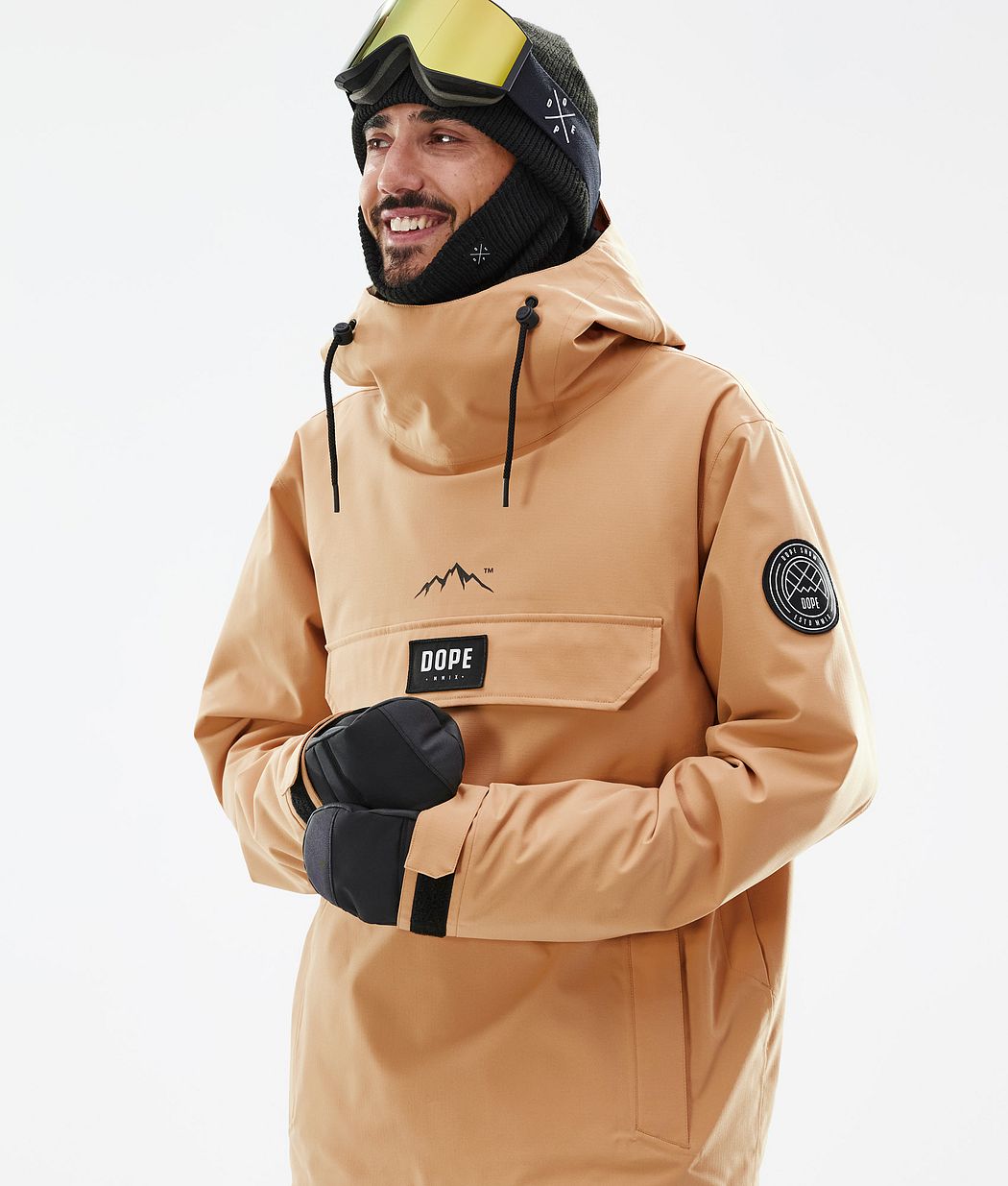 Chaqueta Snowboard Dope Blizzard Hombre Kaki Amarillo | 746-QUSLBK