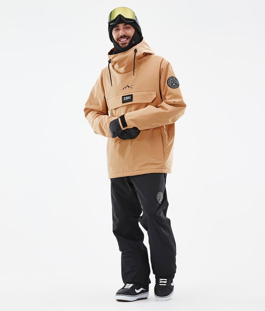 Chaqueta Snowboard Dope Blizzard Hombre Kaki Amarillo | 746-QUSLBK