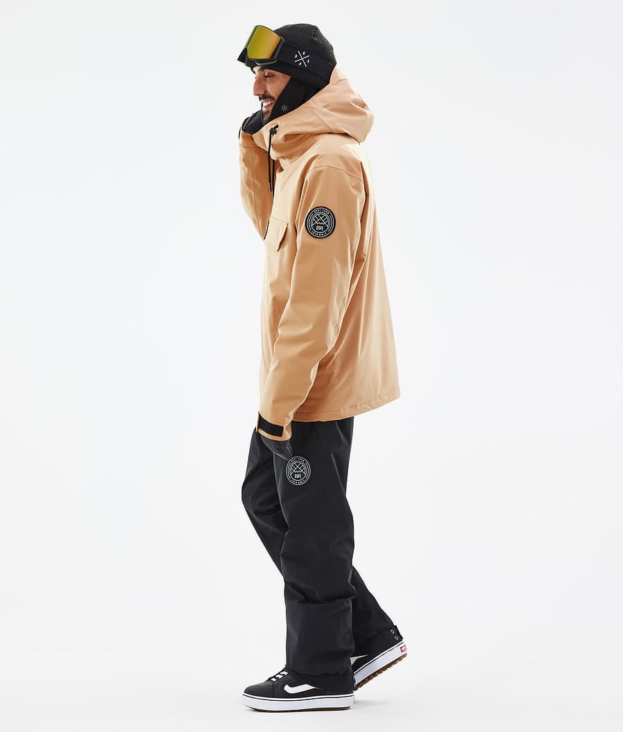Chaqueta Snowboard Dope Blizzard Hombre Kaki Amarillo | 746-QUSLBK
