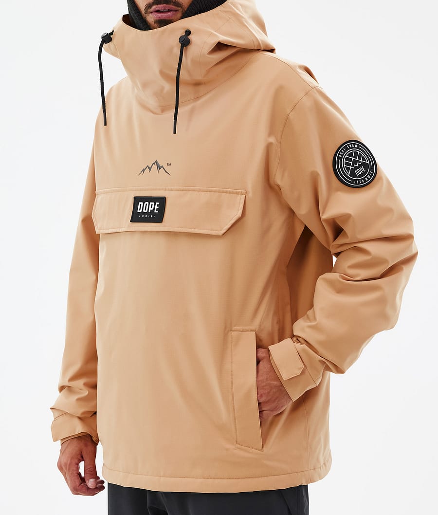 Chaqueta Snowboard Dope Blizzard Hombre Kaki Amarillo | 746-QUSLBK