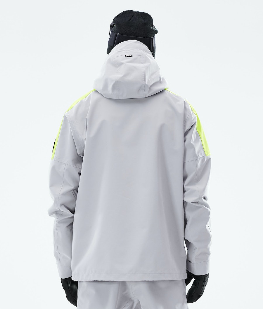 Chaqueta Snowboard Dope Blizzard LE Hombre Rayadas Gris Claro | 124-MTOGHA