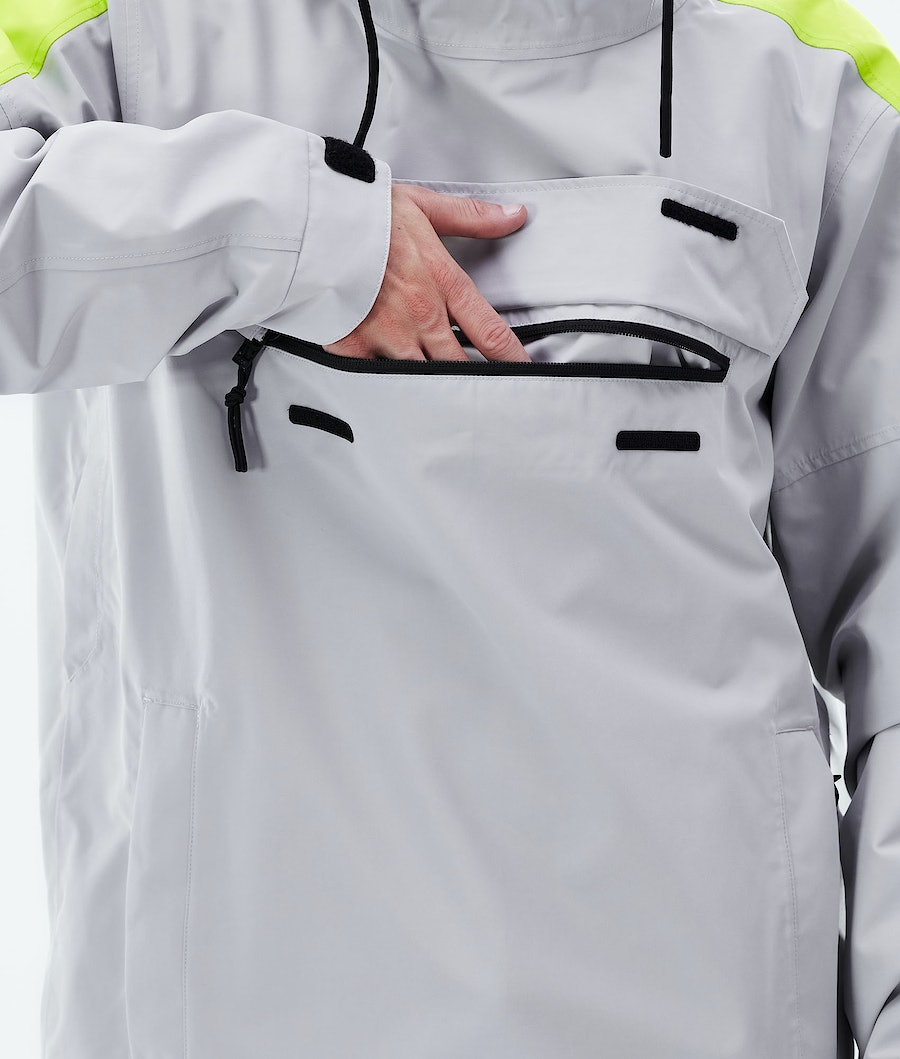 Chaqueta Snowboard Dope Blizzard LE Hombre Rayadas Gris Claro | 124-MTOGHA