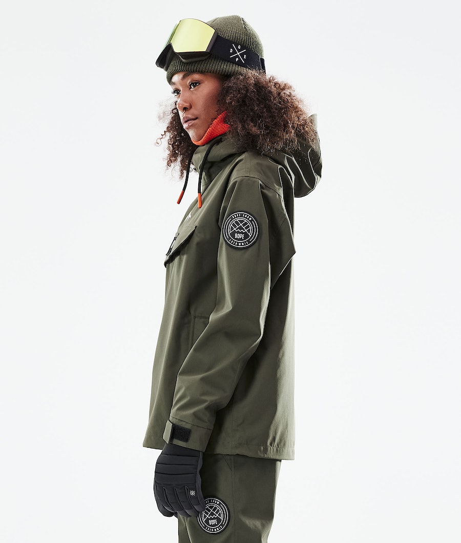 Chaqueta Snowboard Dope Blizzard W 2021 Mujer Verde Oliva Verde | 412-OIWJGQ