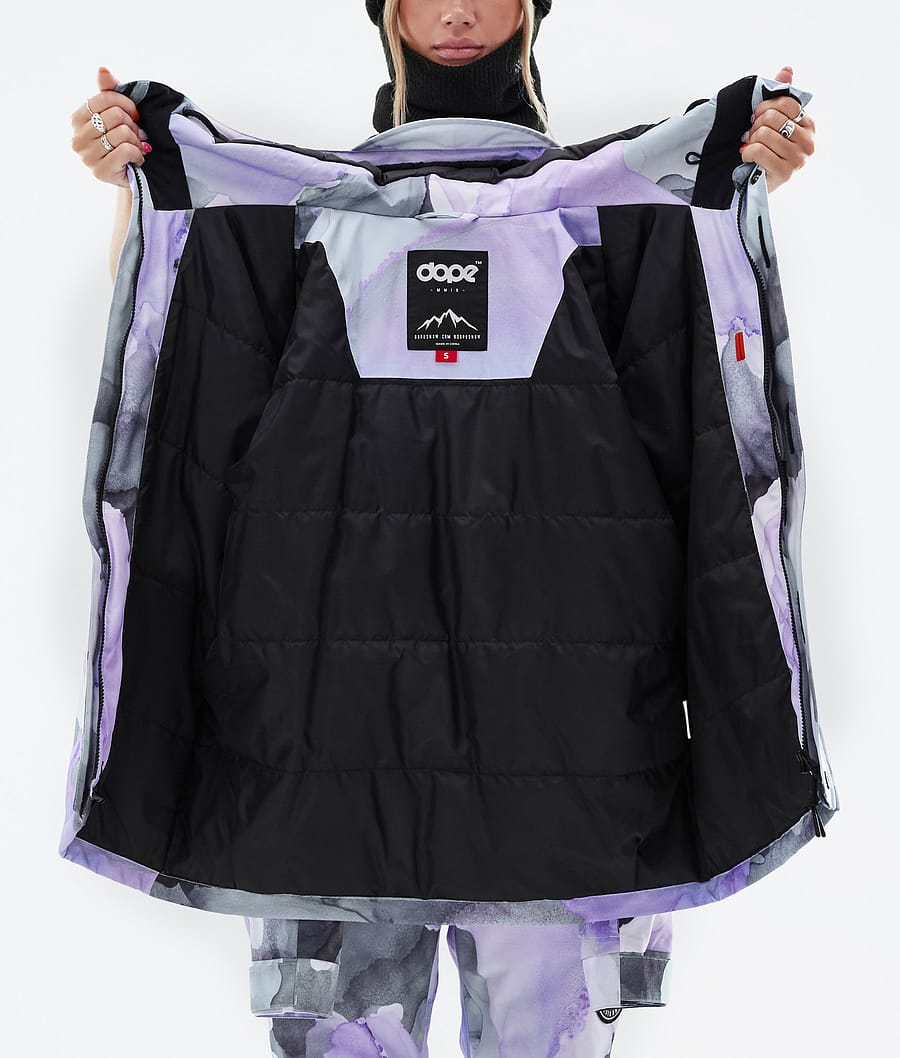 Chaqueta Snowboard Dope Blizzard W Full Zip Mujer Moradas | 079-KGBPAC