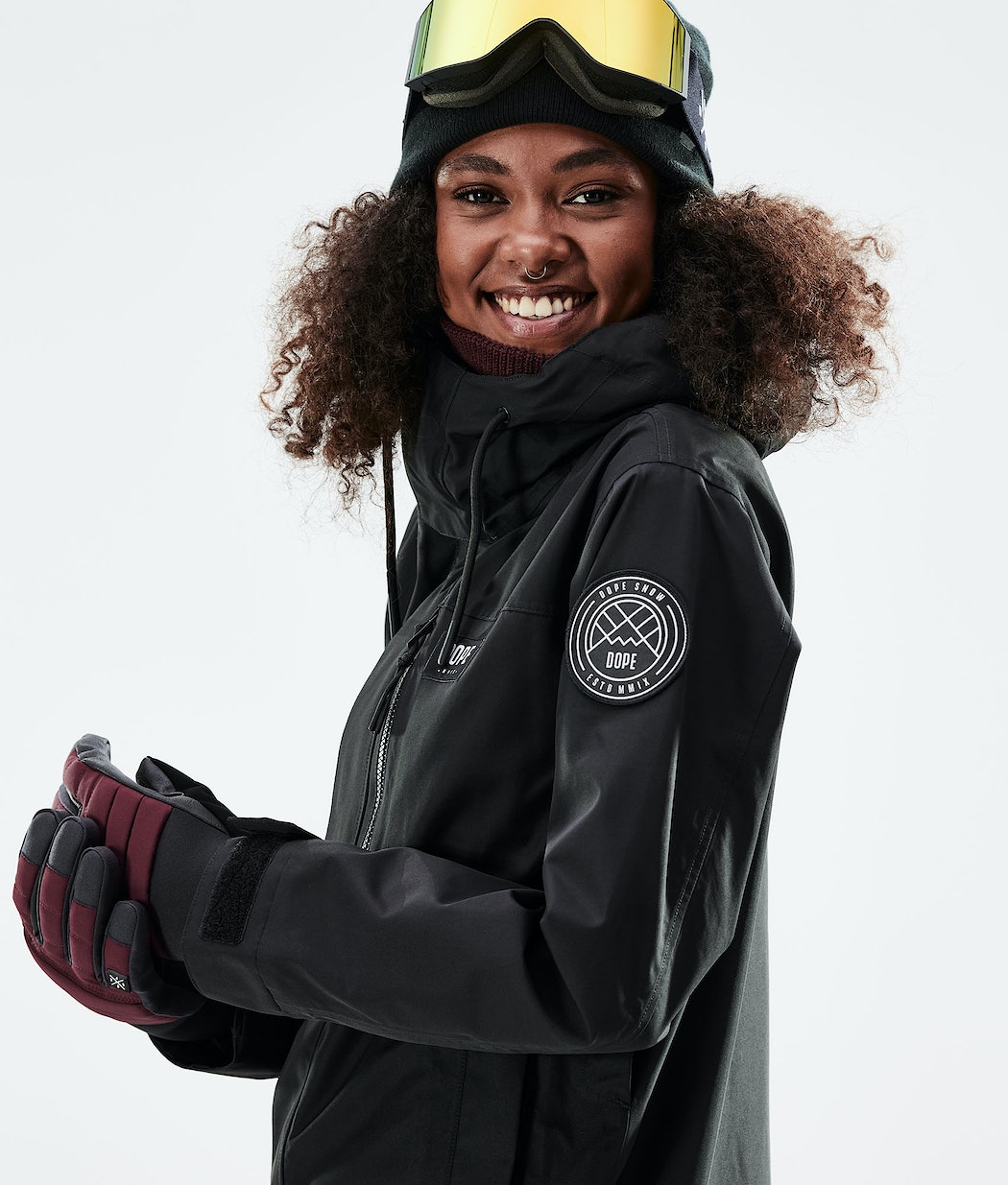 Chaqueta Snowboard Dope Blizzard W Full Zip 2021 Mujer Negras | 289-CPDVHI