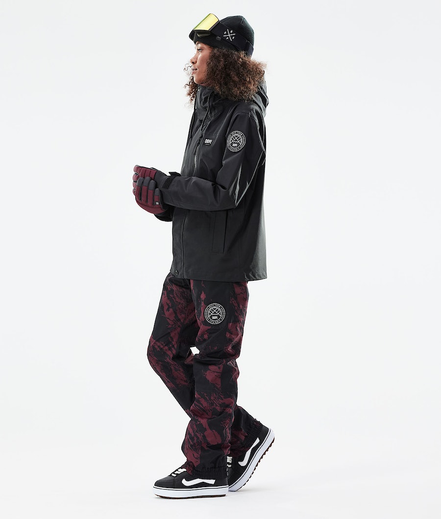 Chaqueta Snowboard Dope Blizzard W Full Zip 2021 Mujer Negras | 289-CPDVHI