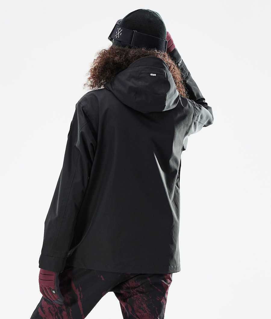 Chaqueta Snowboard Dope Blizzard W Full Zip 2021 Mujer Negras | 289-CPDVHI