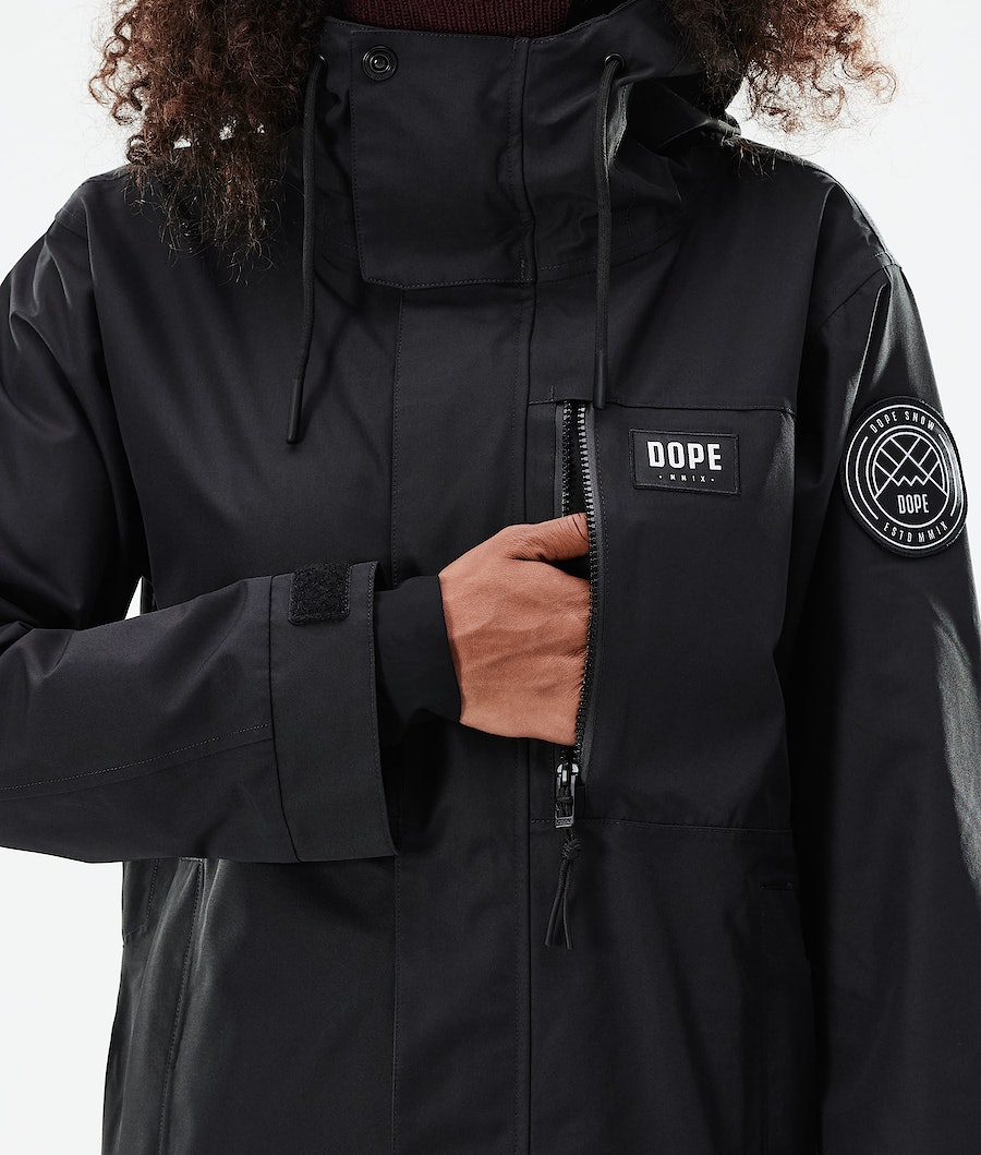 Chaqueta Snowboard Dope Blizzard W Full Zip 2021 Mujer Negras | 289-CPDVHI
