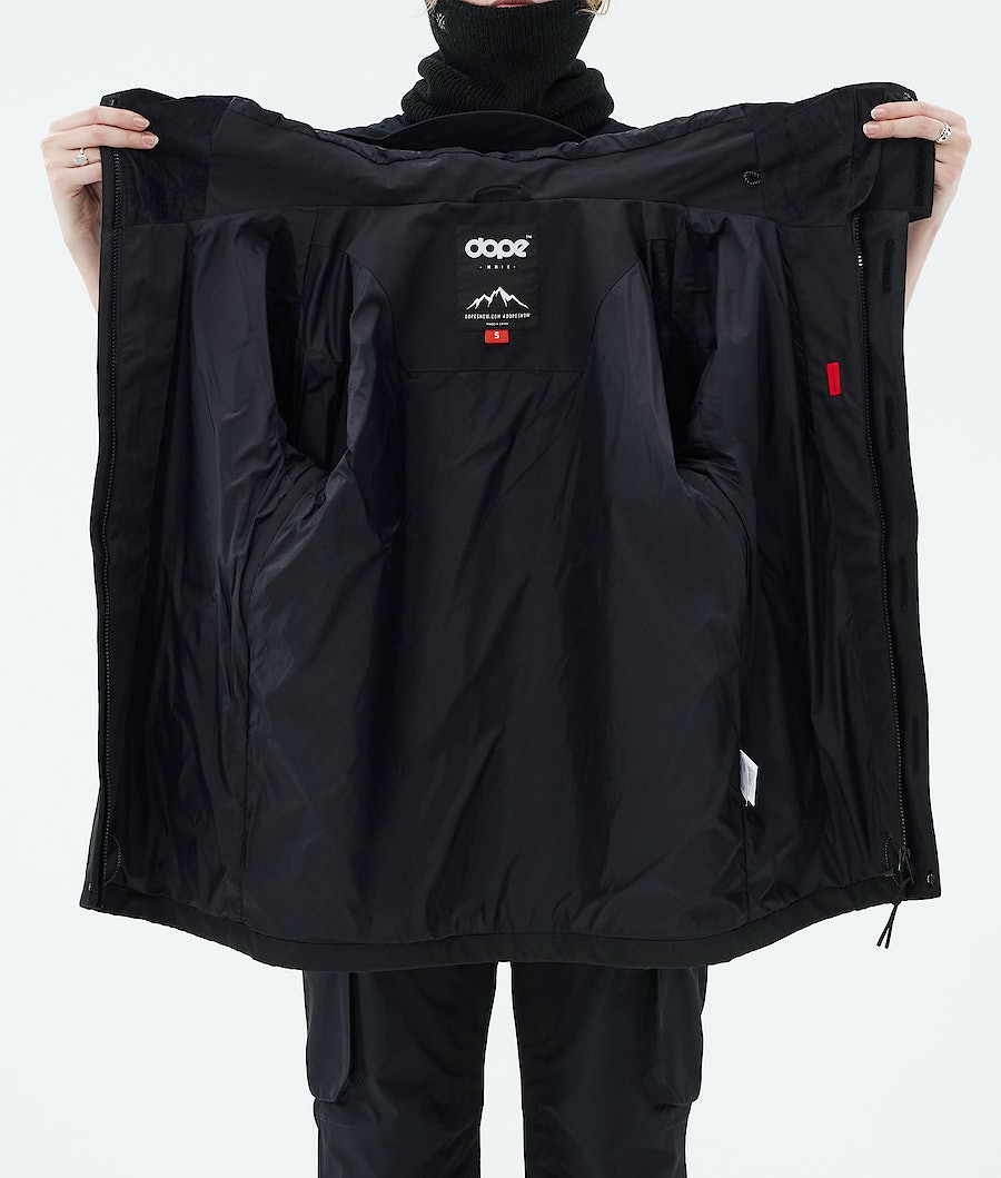 Chaqueta Snowboard Dope Blizzard W Full Zip 2021 Mujer Negras | 289-CPDVHI