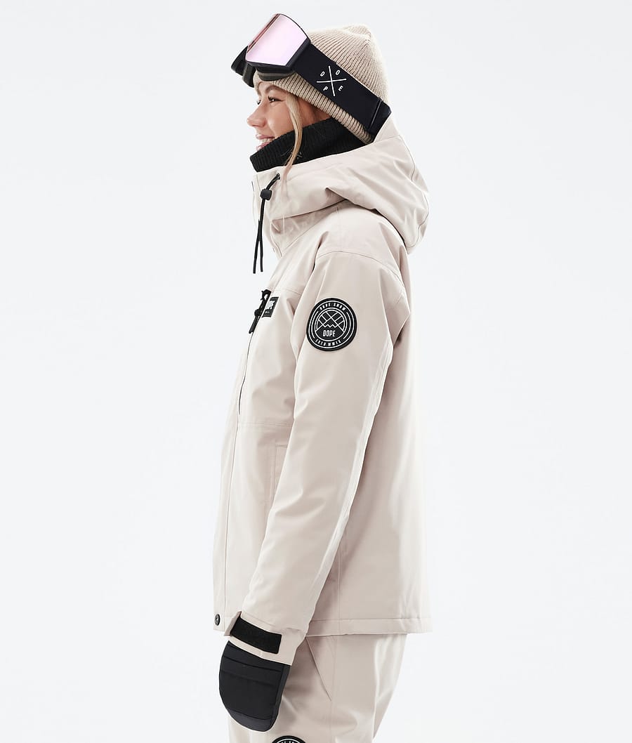 Chaqueta Snowboard Dope Blizzard W Full Zip Mujer Marrones | 376-BRWEVU